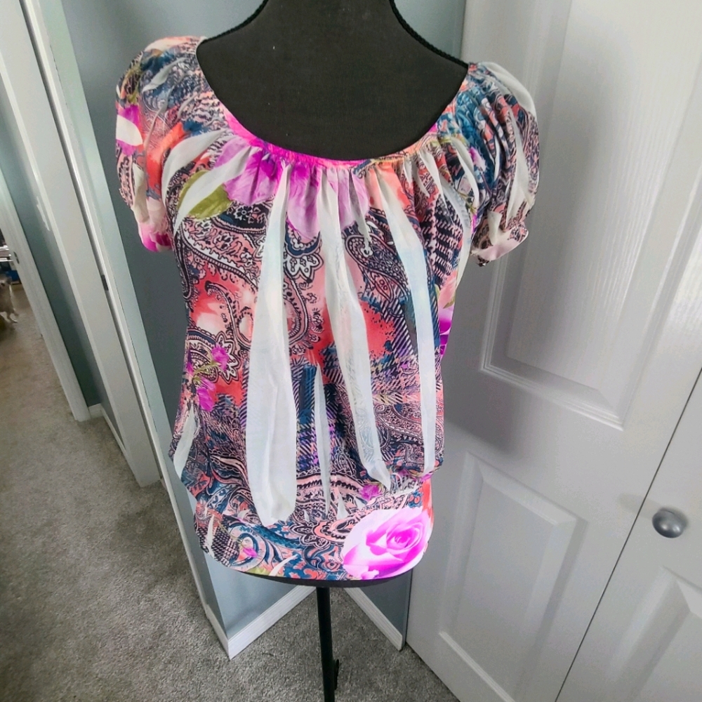 Flowy bubble shirt